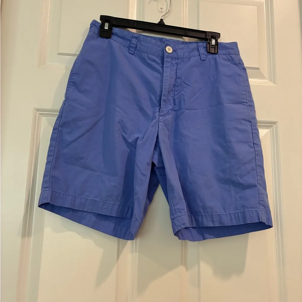Vineyard Vines‎ Classic Periwinkle Blue Flat Front Chino Shorts